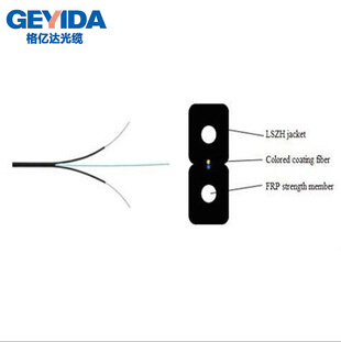 FTTH Drop Low Friction Fiber Optic Cable
