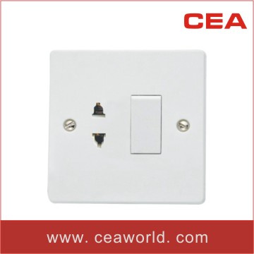 16A 1 Gang+20A Single Pole/Double Pole Wall Switch&Socket