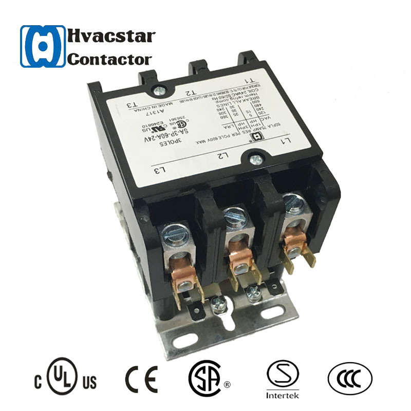 SA Definite Purpose Contactor UL Listed 3p 60A Air Conditioner