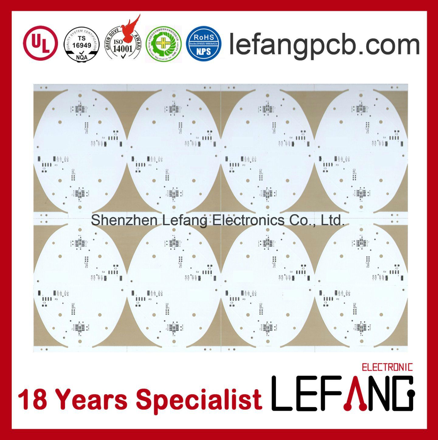Car Lighting Aluminum PCB Circuit Board for Automotive