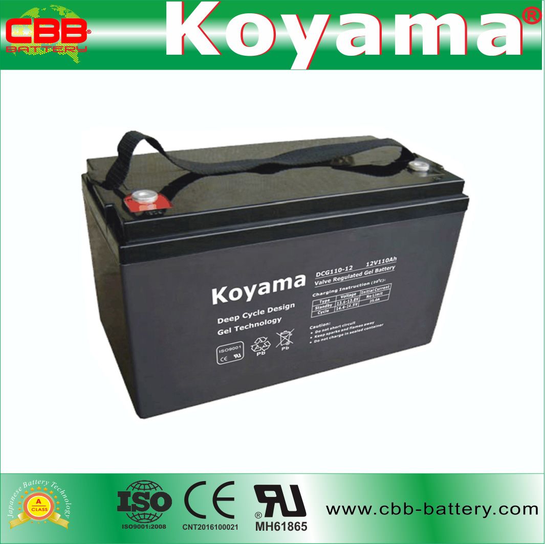 Dcg110-12 12V 110ah Deep Cycle Long-Life Design Gel Battery
