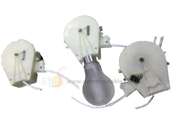 Decelerated Retractable LED Cord One Side Pull Retractable Cable