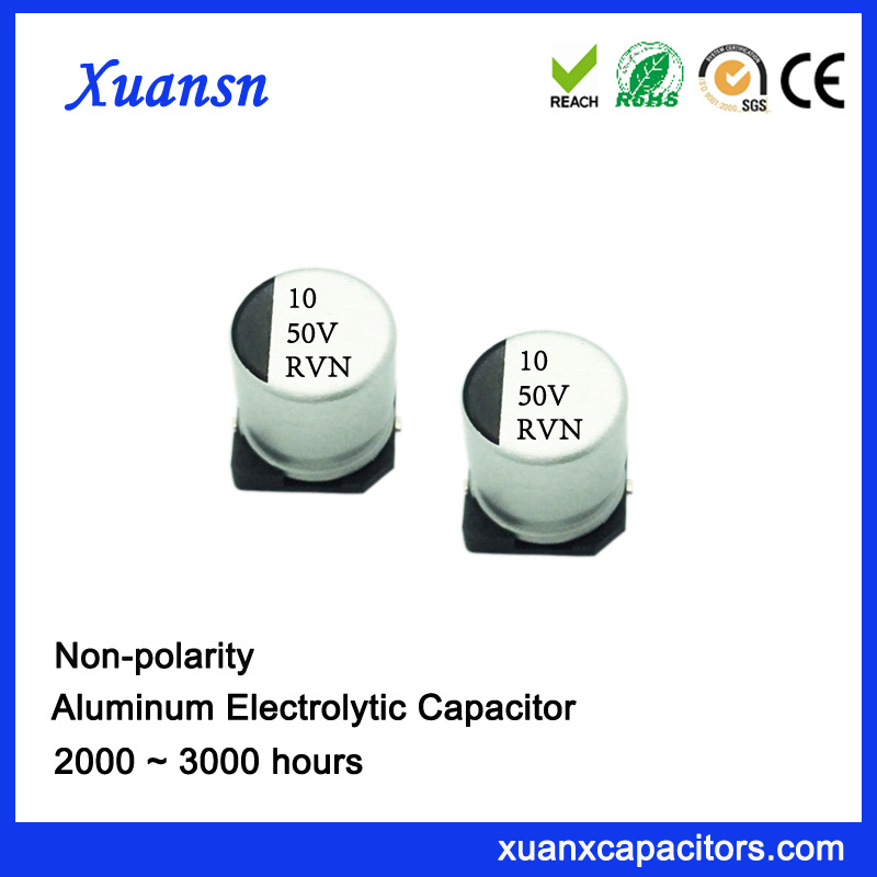 10UF 50V 2000hours SMD Non Polar Electrolytic Capacitor