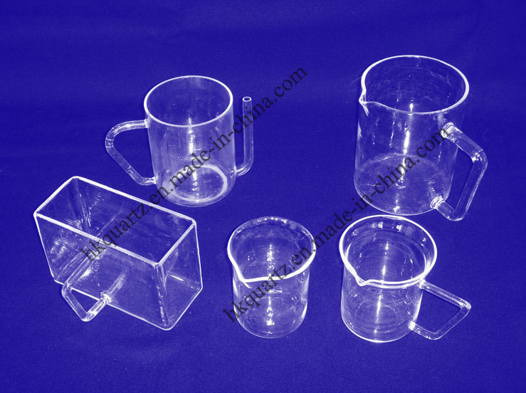 Quartz Glass Container, Quartz Square Cylinder