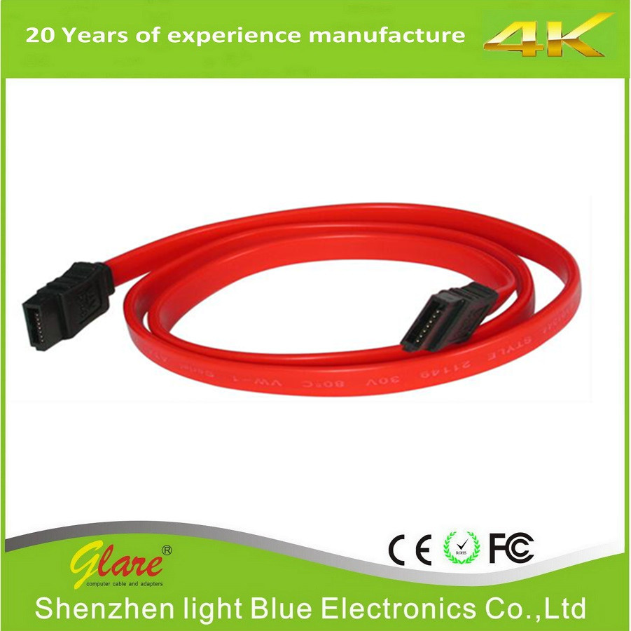 SATA 3.0 26AWG SATA Cable with Clip
