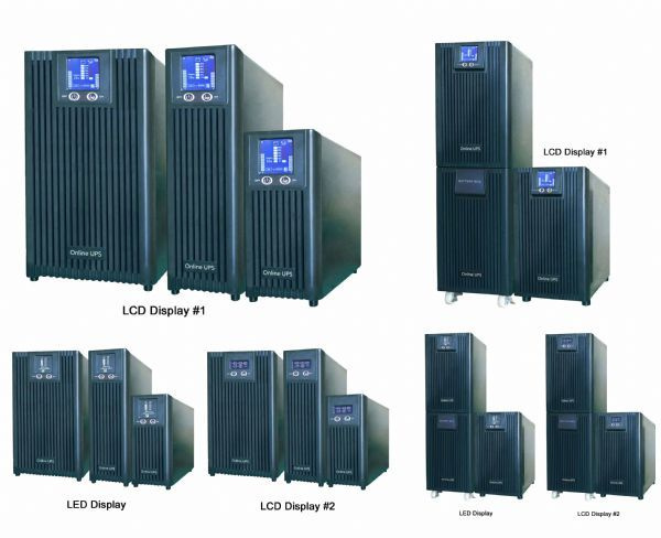 1-3kVA Online UPS with LCD/LED Display