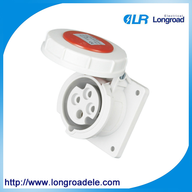4p 16A IP67 Industrial Socket/Plug, Concealed Installation
