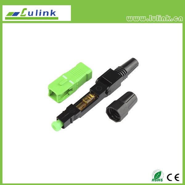 Sc/APC Fiber Optic Fast Connector for FTTH Cable