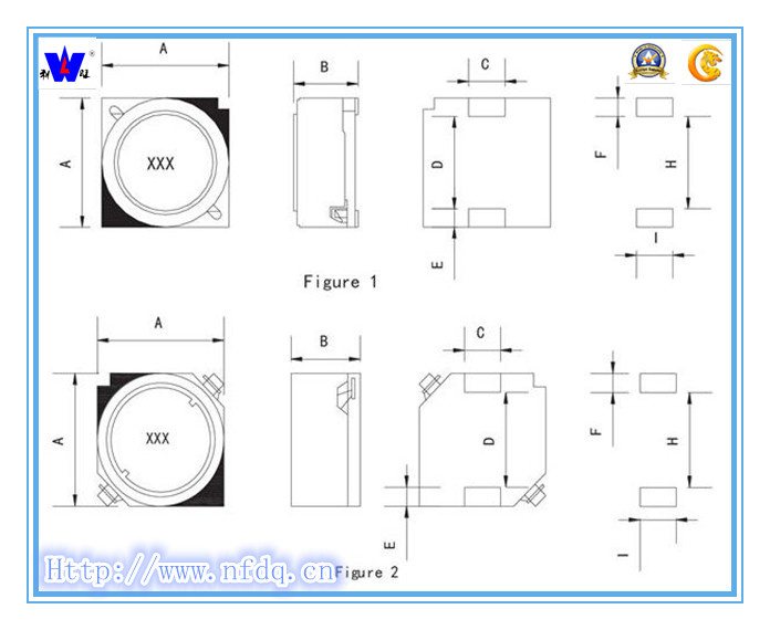 SMD Power Inductor with ISO9001 (Bf6028/7025/7032/7045/1045)