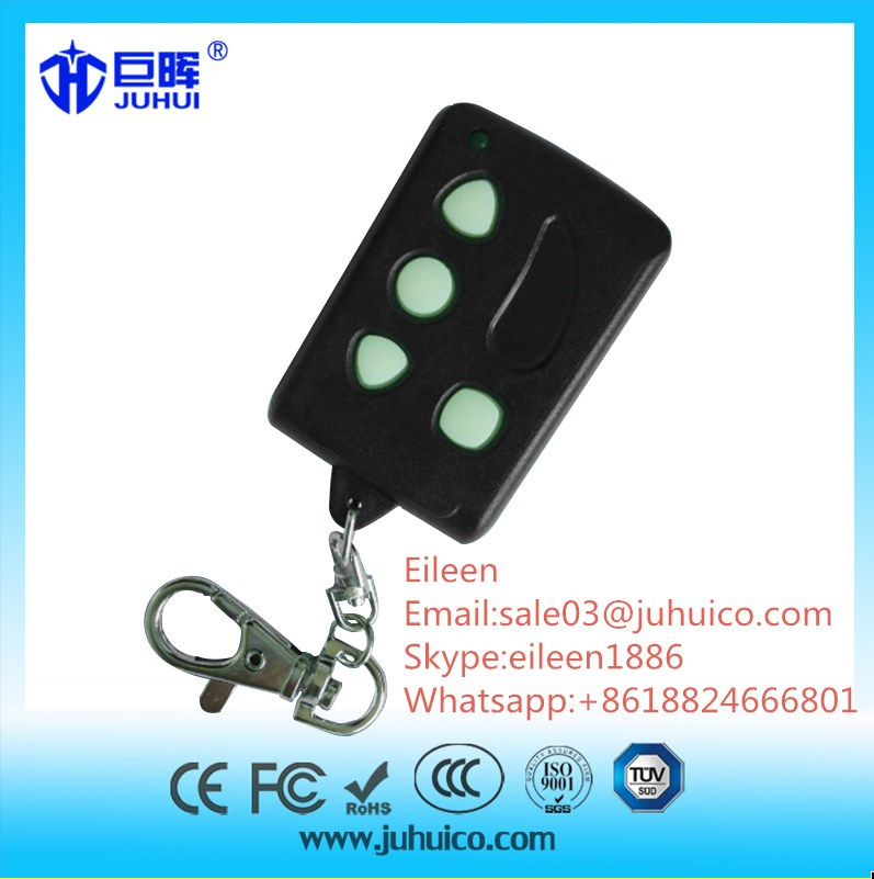 Fixed Code or Learning Code Remote Control for Electronic Garage Door or Cars