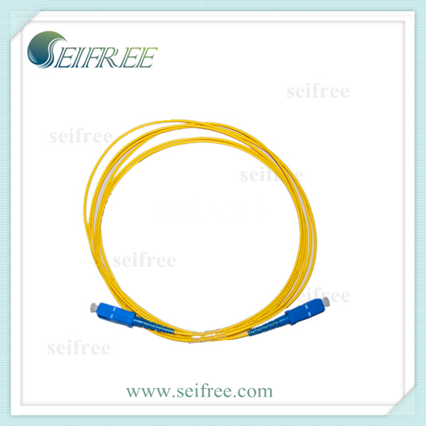 FTTH Sc Fibre Optics Cable Patchcord