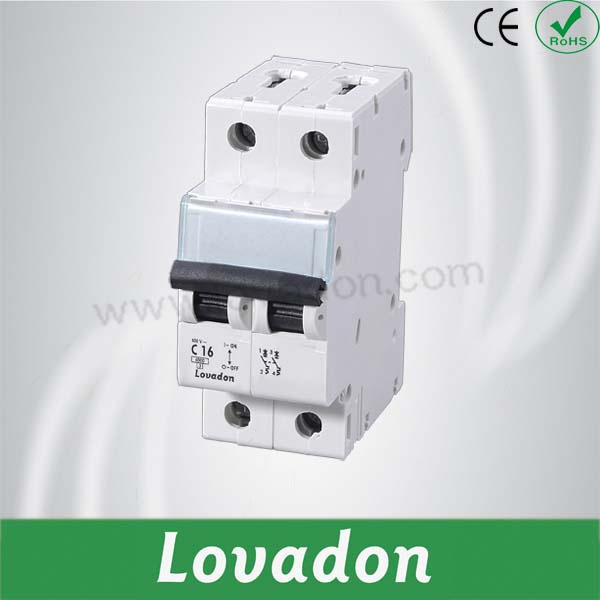 Lcb3 Series 400V 16A 2p Miniature Circuit Breaker