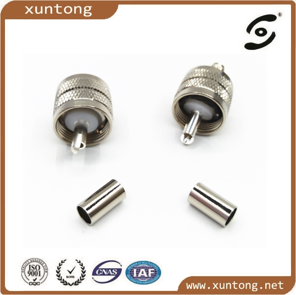 UHF Pl259 Male Crimp Rg8 LMR400 Rg165 Rg213 RF Connector