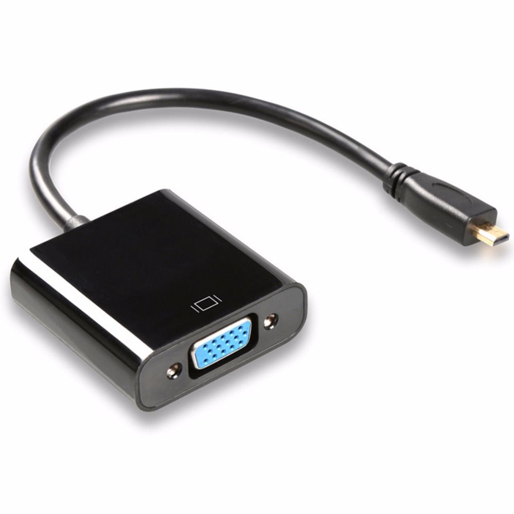 Micro HDMI to VGA Converter Adapter Cable