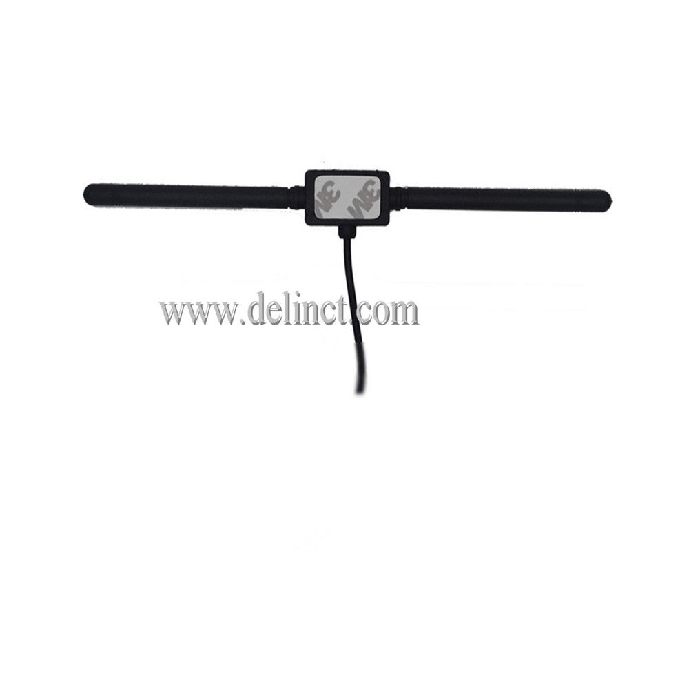 Black T-Type Digital TV Antenna High Quality Antenna