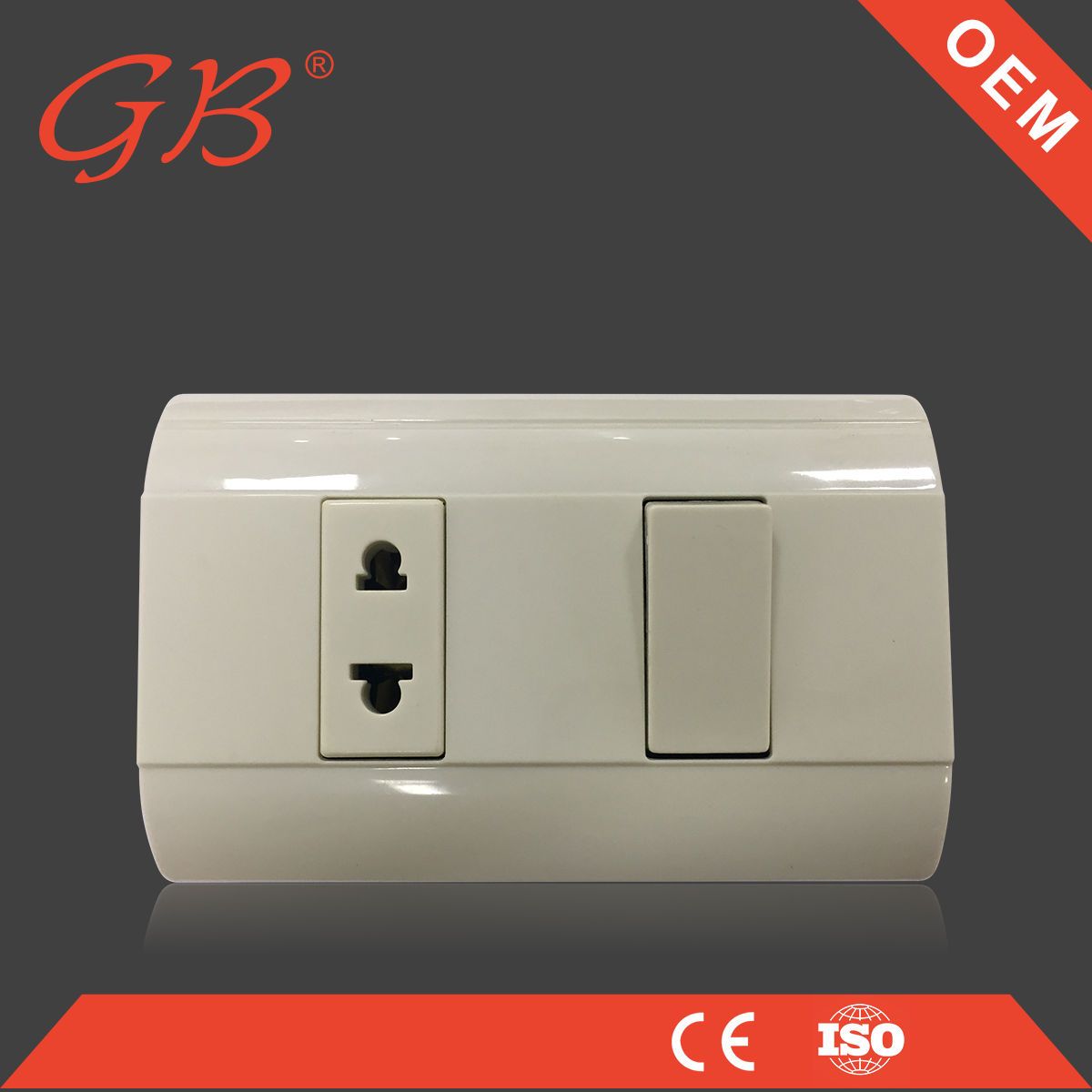 Electric Electrical Wall Switch Socket for South America