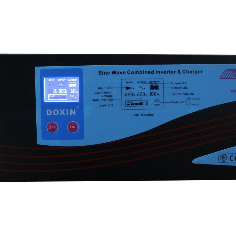 6000W Sine Wave Combined Inverter Solar Inverter 12V 24V 48V 96V UPS Charger Power Inverter DC AC Inverter