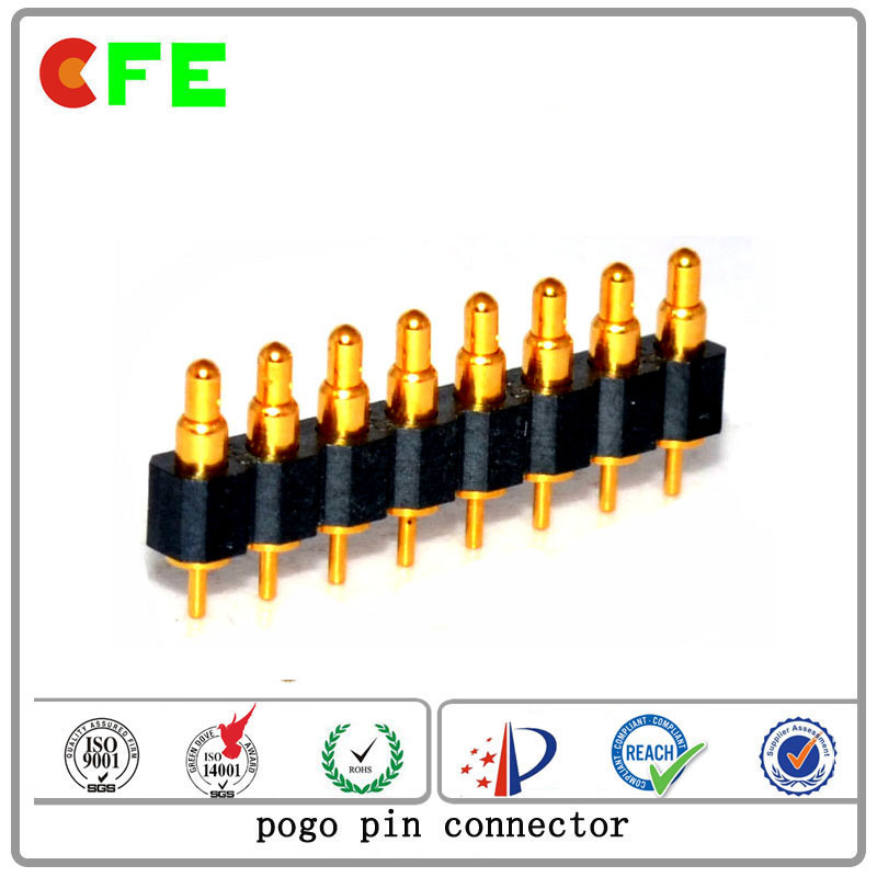 8pin DIP 2.54mm Housing Spring Loaded Connector