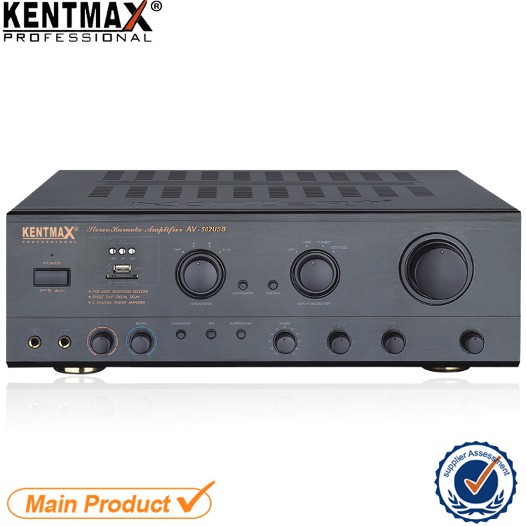 100W RMS Power Home Amplifier with USB / SD (AV-502USB)