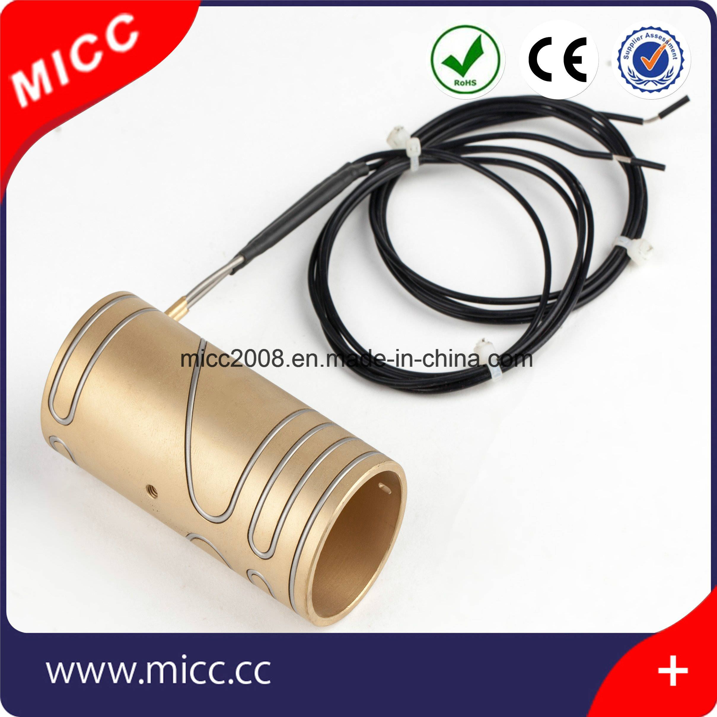 Micc Hot Runner Brass Pipe Heater Nozzle Coil Heater
