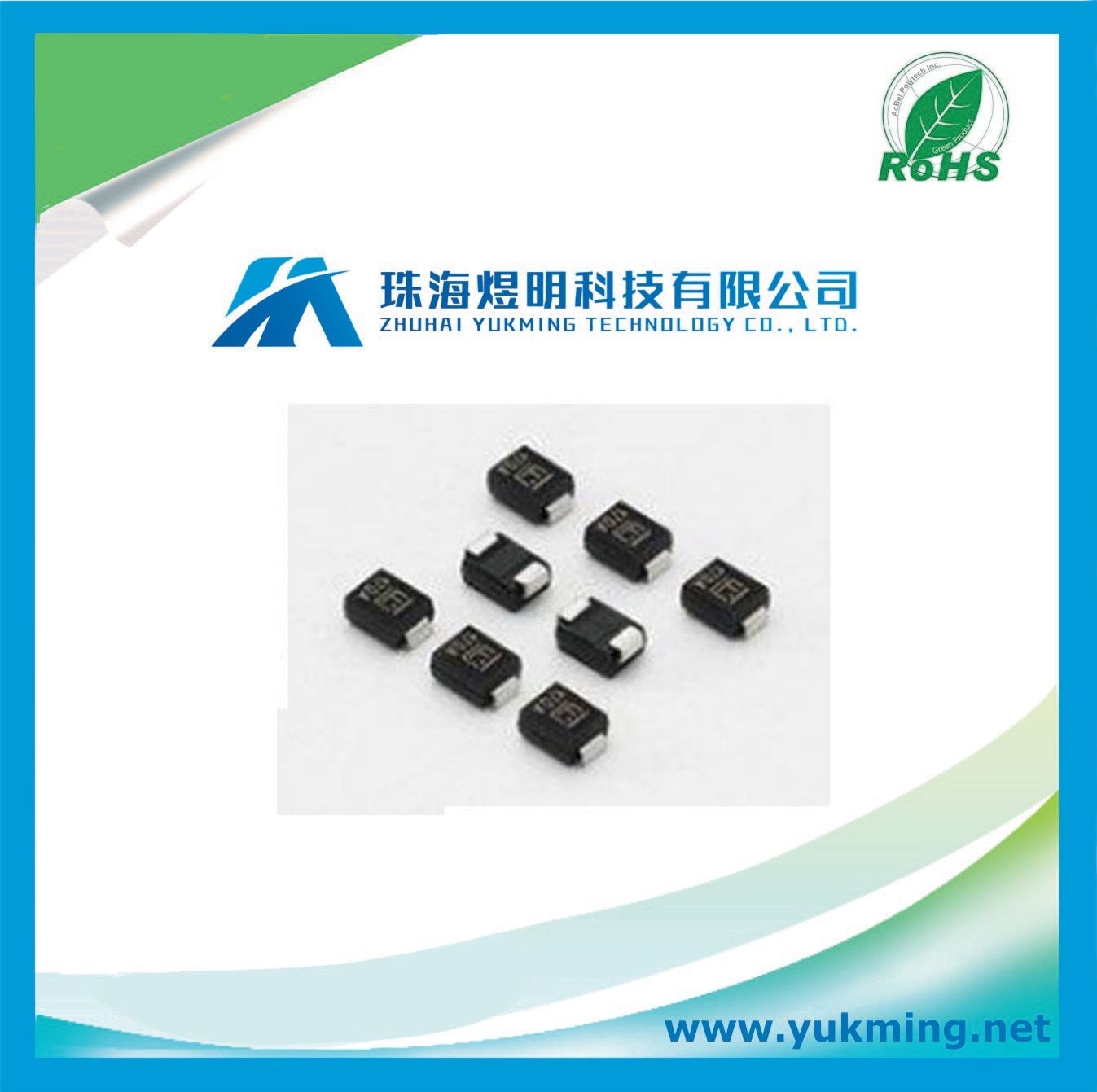 Diode P6SMB100ca of Transient Voltage Suppression