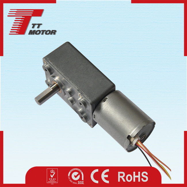 Micro worm 24V DC gear motor for aviation models