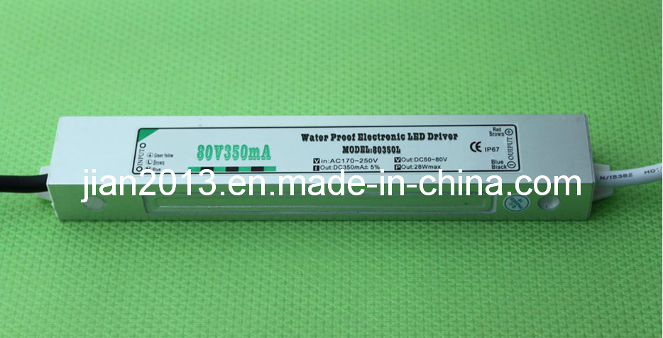 DC30-80V DC28W IP67 Waterproof LED Power Supply