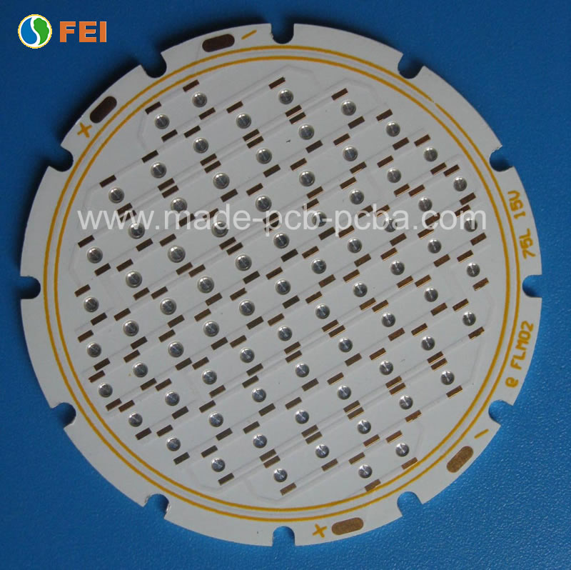 Custom Double Sided Aluminum Base PCB with 2.0mm and Thick and 35um Cu Foil