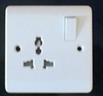 Multi Switched Wall Socket, Universal Wall Socket 13A
