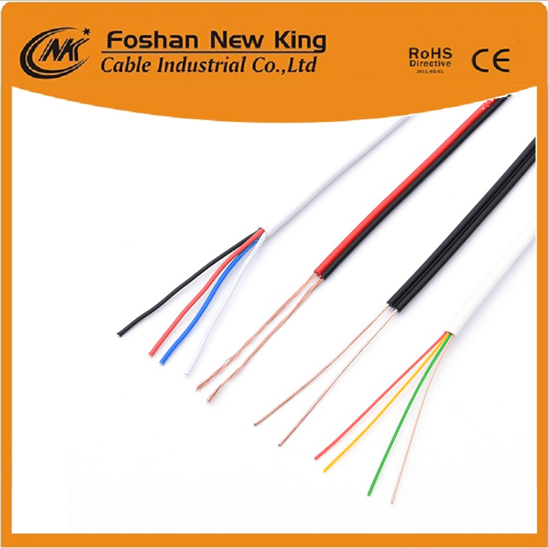 Secutity Cable Rvv Series Flat PVC Sheathed Cord Cable Alarm Cable Power Cable