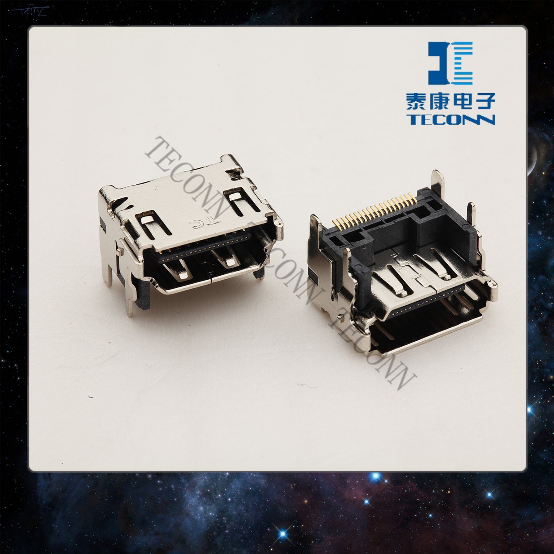 HDMI-a Receptacle Connector A111910 Famale