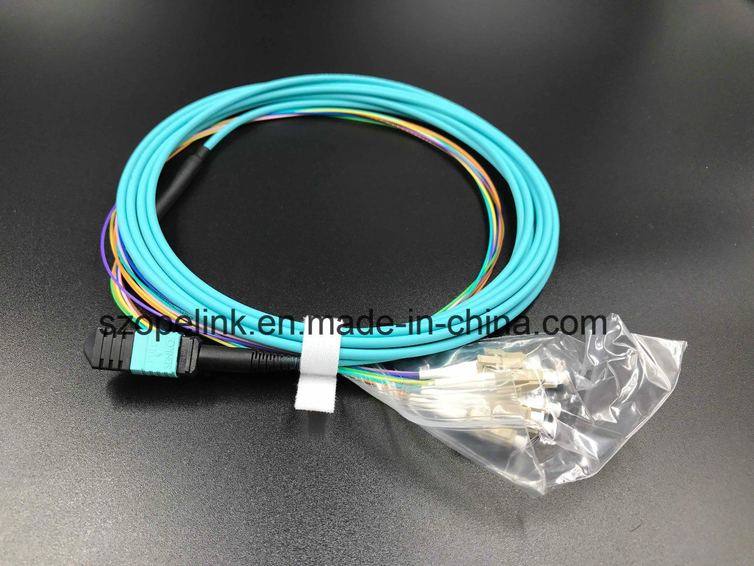 MPO-LC Optical Breakout or Fanout Cable Assembly MPO for Optical Access Network