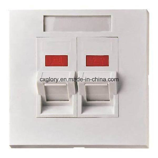 AMP Type Face Plate 45 Degree Angled