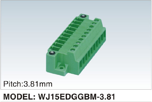 New Developing PCB Terminal Block (WJ15EDGGBM-3.81mm)