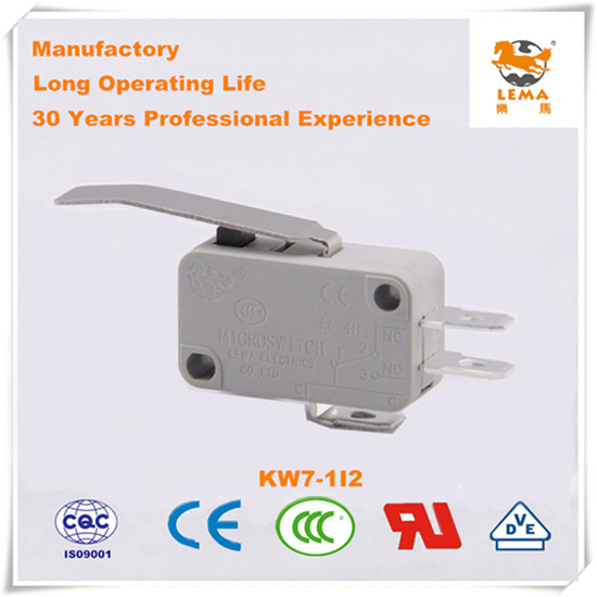 Lema CCC Ce UL VDE Kw7-1I2 Micro Switch