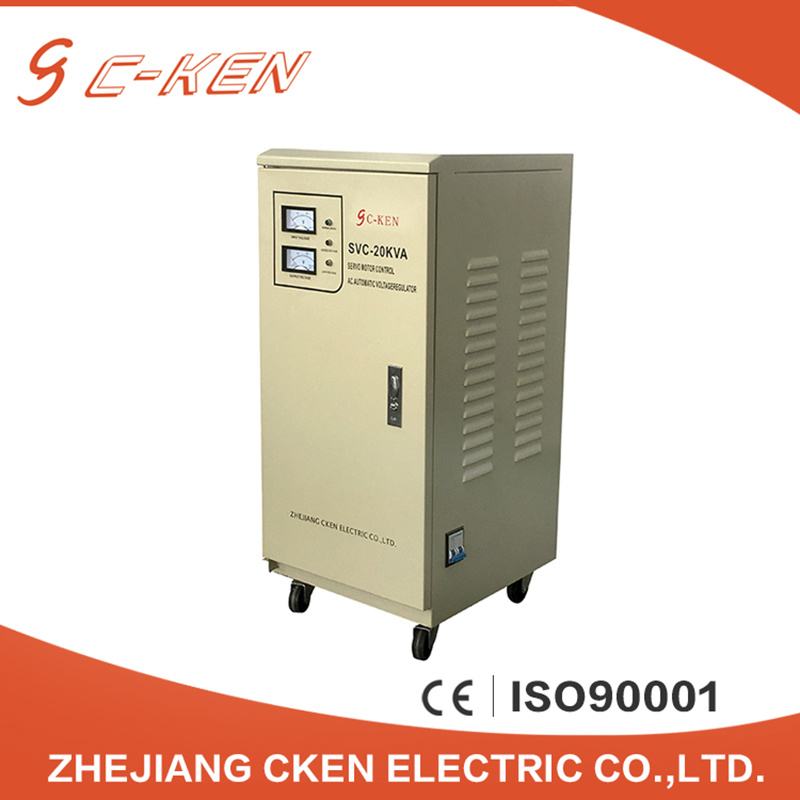 Cken Single Phase High Quality SVC 20kVA Automatic Voltage Stabilizer