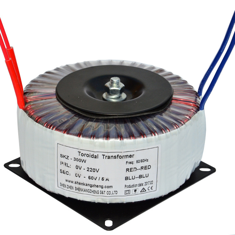 Safety-Approved Toroidal Transformers in Full Range of Voltages, Powers and Efficiencies with IEC, ISO9001, Ce Certification