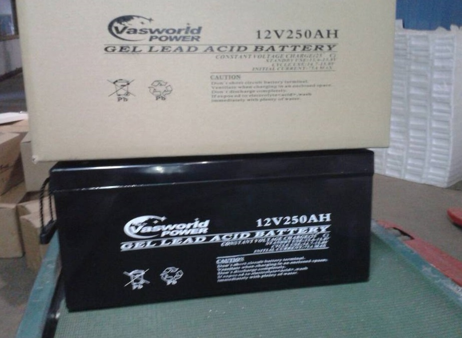 Rechargeable High Sealed 12V 250ah Solar Battery