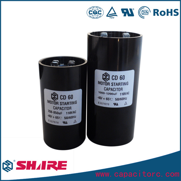 CD60 Motor Start Electrolytic Compressor Capacitor