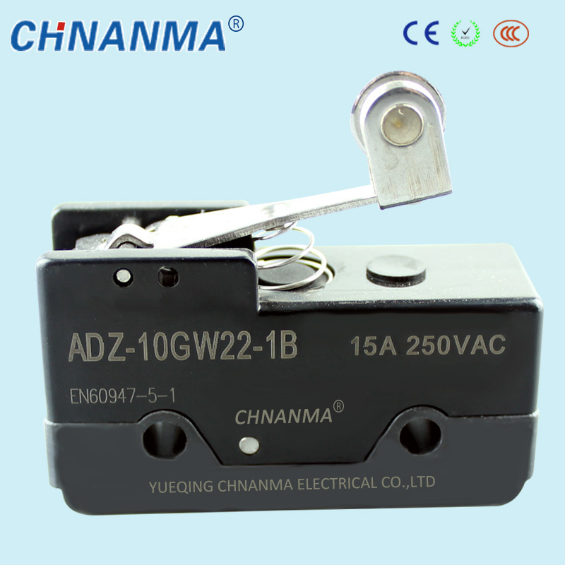 Four Pins 16A 250VAC ABS Subminiature Micro Switch