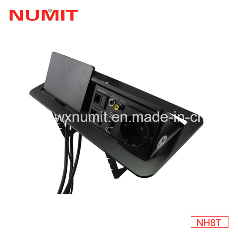 European Power Pop up Desk Multimedia Connection Power Socket