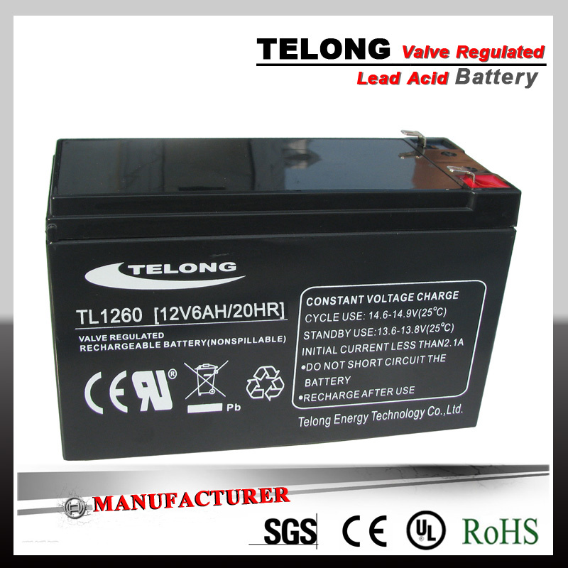 12V6ah Storage Lead Acid Battery for Solar Kit