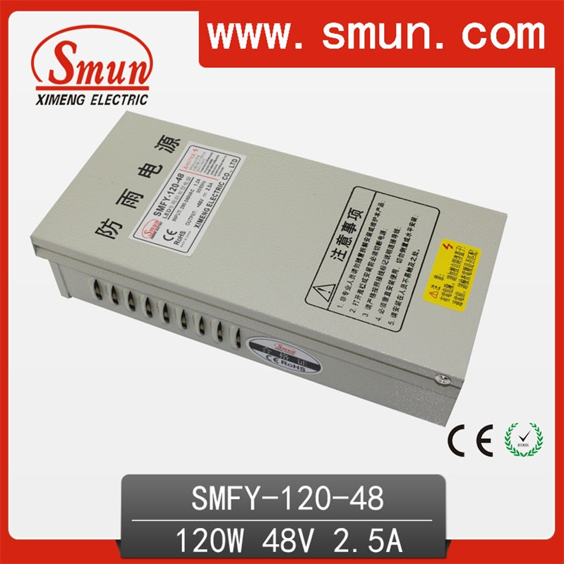 48V 2.5A 120W Rain-Proof Switching Power Supply
