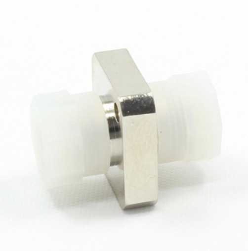 FC/PC Square Type One-Piece Metal Fiber Optic Adapter