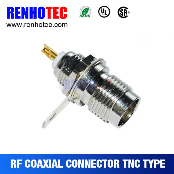 Straight Solder Female TNC Connector