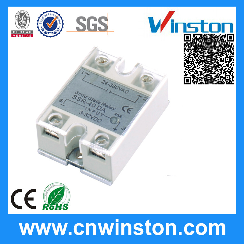 40A DC to AC Solid State Relay with CE (SSR-40DA)