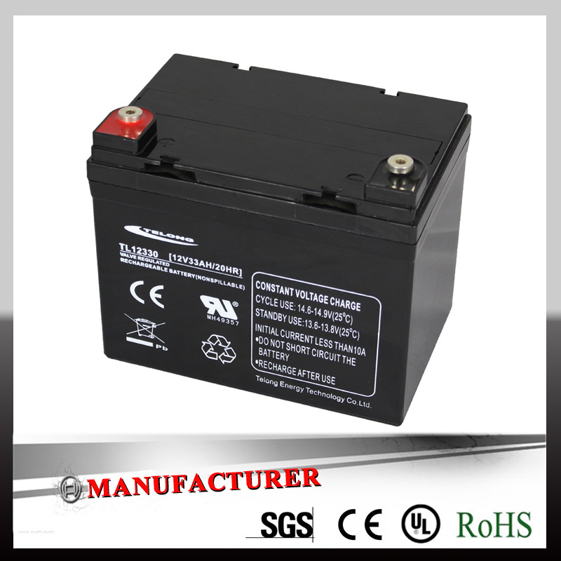 12V33ah Deep Cycle Battery with CE UL Certifications