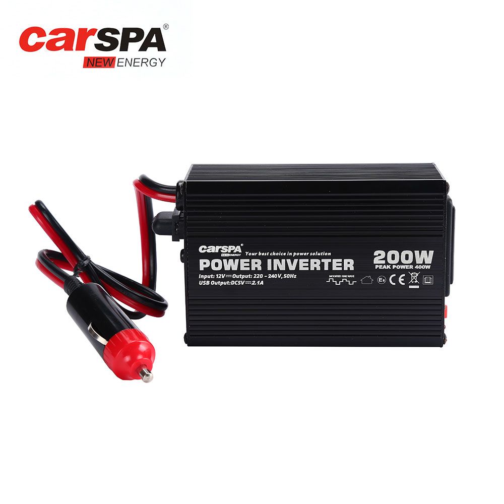 modified 200W car power inverter 12V or 24V input voltage