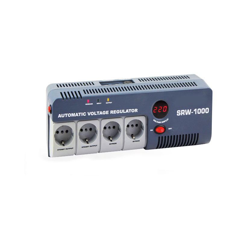 1000va portable Wall Mounted Full Automatic AC Voltage Stabilizer Srw-1000