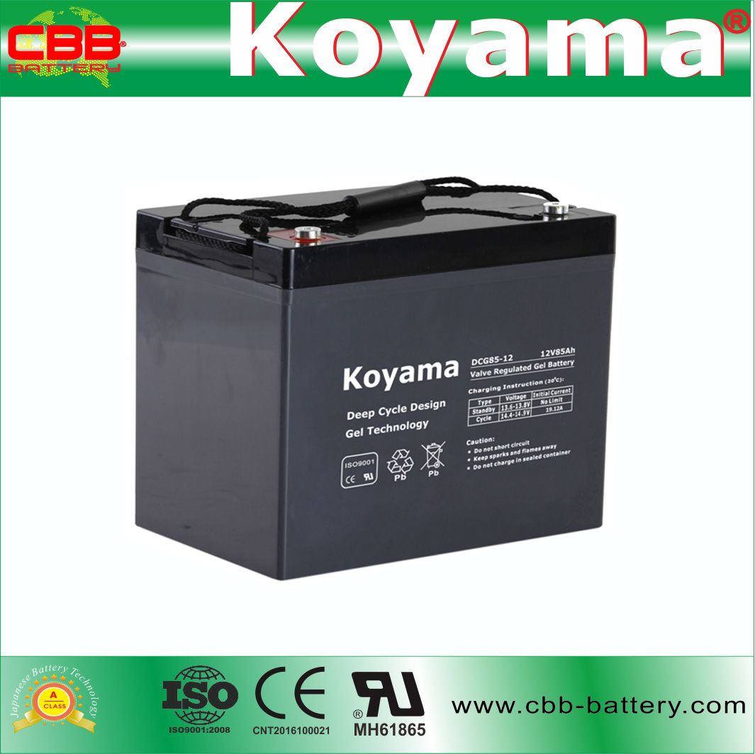 Dcg85-12 12V 85ah Deep Cycle Gel Battery for Monitoring